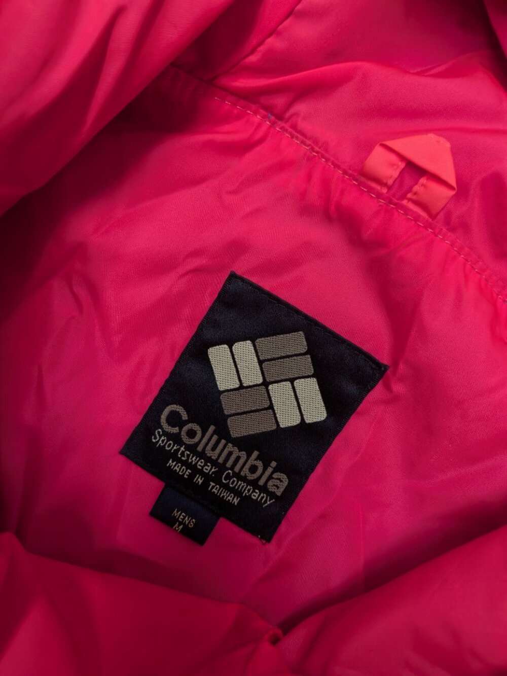 Vintage 90s Columbia Purple Neon Pink Pullover Anorak Jacket Medium Gorpcore - Picture 4 of 11